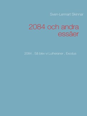 cover image of 2084 och andra essäer